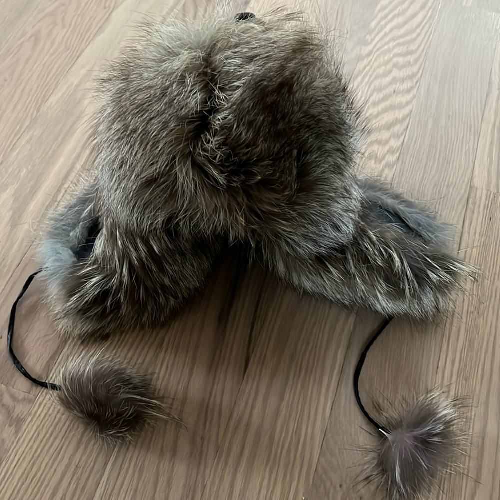 Fox fur hat